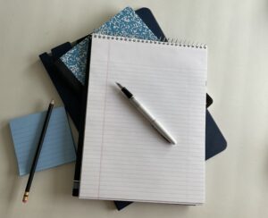 The author’s desk